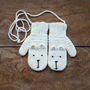 Animal Character Mittens On A String, thumbnail 7 of 9