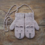 Animal Character Mittens On A String, thumbnail 6 of 9