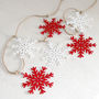 Snowflake Garland, thumbnail 2 of 3