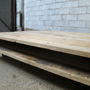 'On Wheels' Large Wood Coffee Table, thumbnail 3 of 4