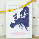 Personalised Christmas Destination Map Card By Milly Inspired | notonthehighstreet.com