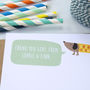 12 Personalised Dog Thank You Cards, thumbnail 2 of 3