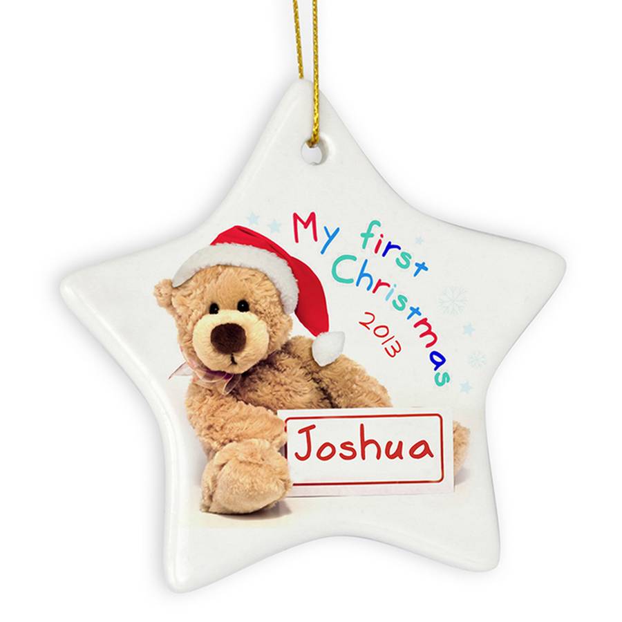 first christmas teddy bear