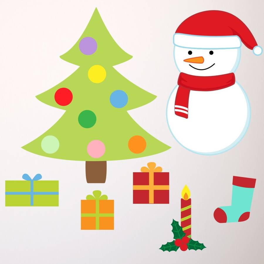 Removable Christmas Wall Stickers By Mirrorin