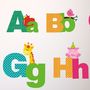 Picture Alphabet Wall Stickers, thumbnail 2 of 4