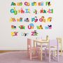 Picture Alphabet Wall Stickers, thumbnail 3 of 4