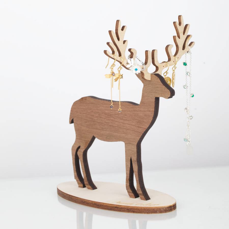 Deer Jewellery Stand Storage Organiser By Amanda Coleman 