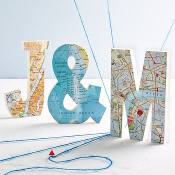 Personalised Map Location Wedding Anniversary Letter, 5 of 12