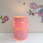 Flower Personalised Table Lamp Bedside Lamp, thumbnail 2 of 5