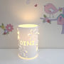 Flower Personalised Table Lamp Bedside Lamp, thumbnail 1 of 5