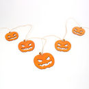 Halloween Pumpkin Bunting By Bombus | notonthehighstreet.com