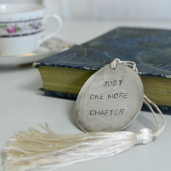 'Just One More Chapter' Vintage Bookmark, 4 of 8