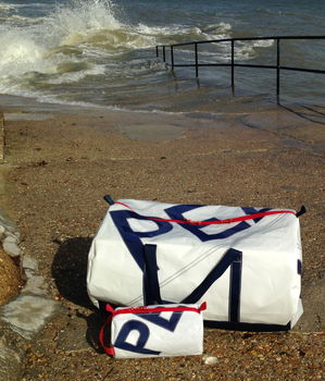 Personalised Sailcloth Kit Bags, 5 of 12