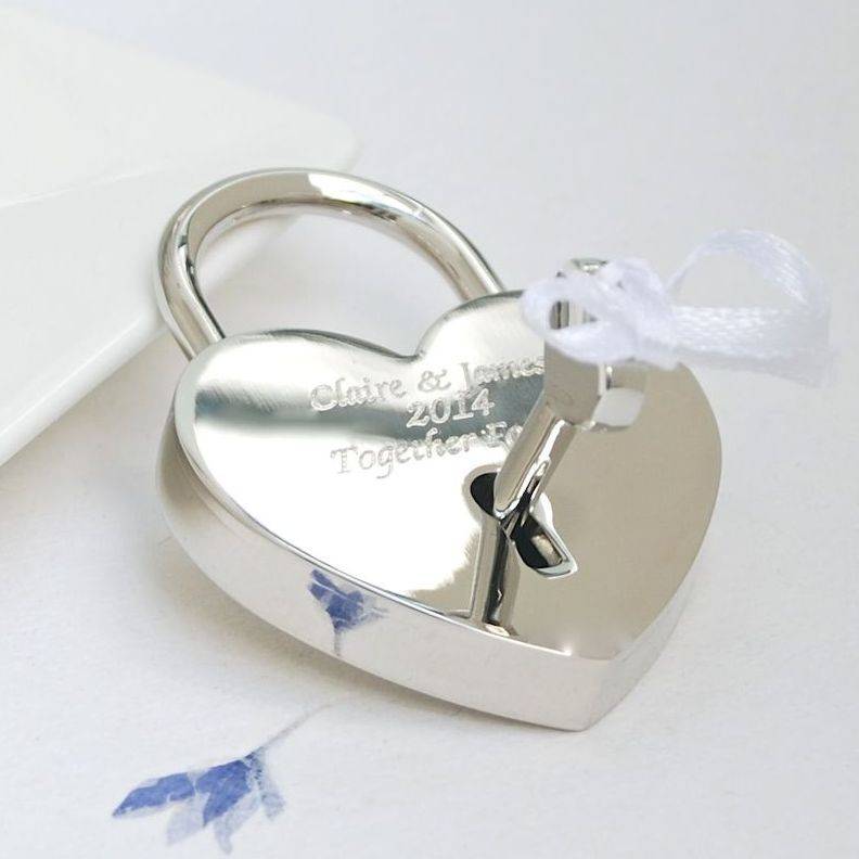 Personalised Locked In Love Padlock By Penelopetom