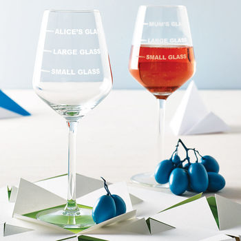 Personalised Drinks Measure Wine Glass, 12 of 12