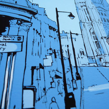 Park Street, Bristol Art Print By Firewater Gallery