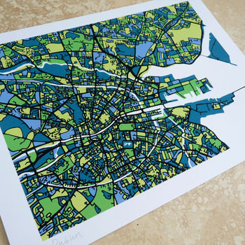 Dublin Map Art Print, 5 of 6