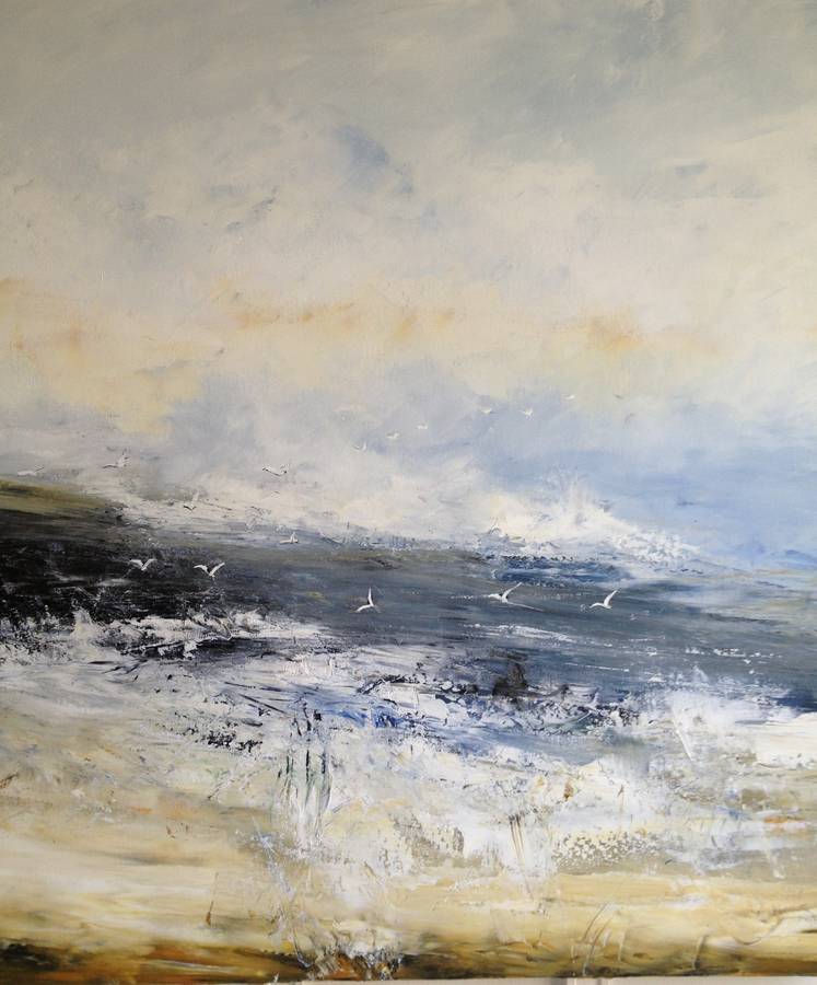 timeless original abstract seascape painting by stunning seascapes ...