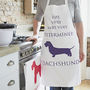 Dachshund Determined Apron, thumbnail 2 of 7