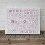 Personalised Family Couple Words Print, thumbnail 1 of 11