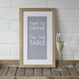 Personalised 'Time To Drink Champagne' Print, thumbnail 1 of 6