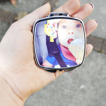 Photo Personalised Compact Mirror, 3 of 3