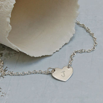 Girls Personalised Silver Heart Necklace, 2 of 6
