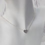 Girls Personalised Silver Heart Necklace, thumbnail 4 of 6