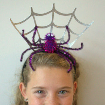 Halloween Spiderweb Headband, 2 of 6