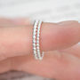 Stacking Ring In Sterling Silver, thumbnail 2 of 6
