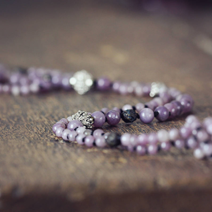 Hand Knotted Silk And Jade Necklace By Artique Boutique