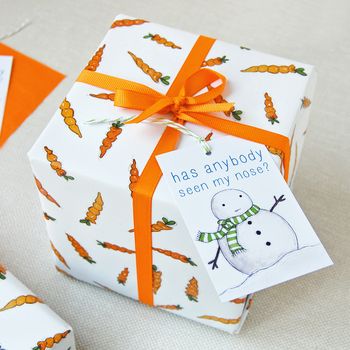 Christmas Carrot Wrapping Paper, 12 of 12