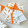 Christmas Carrot Wrapping Paper, thumbnail 8 of 12