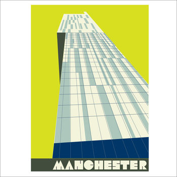 Manchester Iconic Beetham Tower Print, 5 of 5