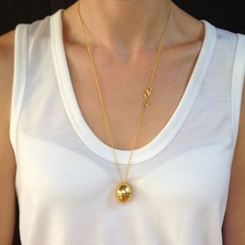 Yellow Gold Plated Locket, 3 of 4