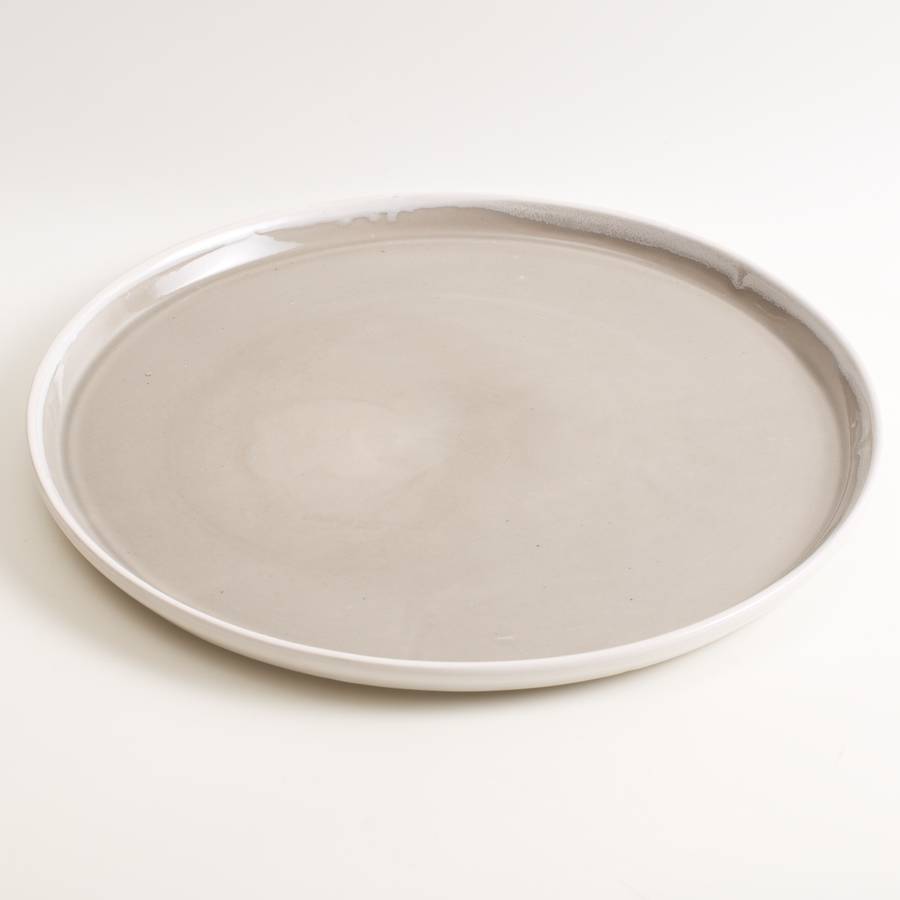 Cafe Stoneware Serving Platter By Linda Bloomfield