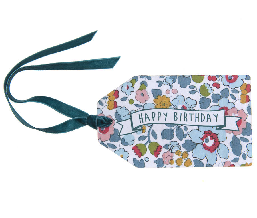 Birthday Gift Tag By Little Pieces