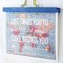 'Life Takes You' Personalised Map Print, thumbnail 3 of 5