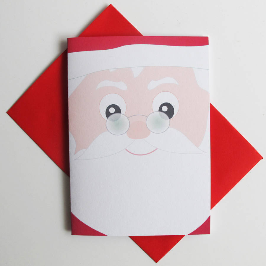 Christmas Santa Selfie Card By Chips & Sprinkles | notonthehighstreet.com