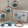 Christmas Baubles Cross Stitch Kit, thumbnail 1 of 9