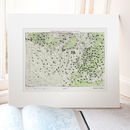 personalised weather chart print by birthday weather ...