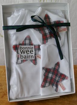 Scottish Baby Boy Girl 'Bonnie Wee' Box Set, 7 of 8