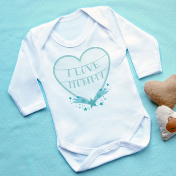 'I Love …' Mummy Heart Vest, 3 of 4