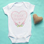 'I Love …' Mummy Heart Vest, thumbnail 2 of 4