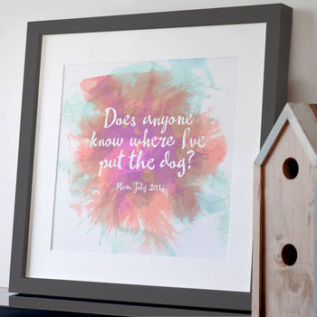 Personalised Quote Print, 6 of 7