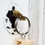 'Keys To The Man Cave' Keyring Can Be Personalised, thumbnail 4 of 5