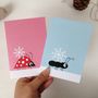 Penguin, Robin, Ant And Ladybird Christmas Card Pack, thumbnail 3 of 5