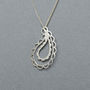 Paisley Scalloped Necklace, thumbnail 3 of 9