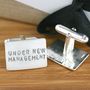 Personalised Cufflinks. Anniversary Gift For Him, thumbnail 9 of 12