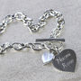 Personalised Solid Sterling Silver Heart Necklace, thumbnail 4 of 8